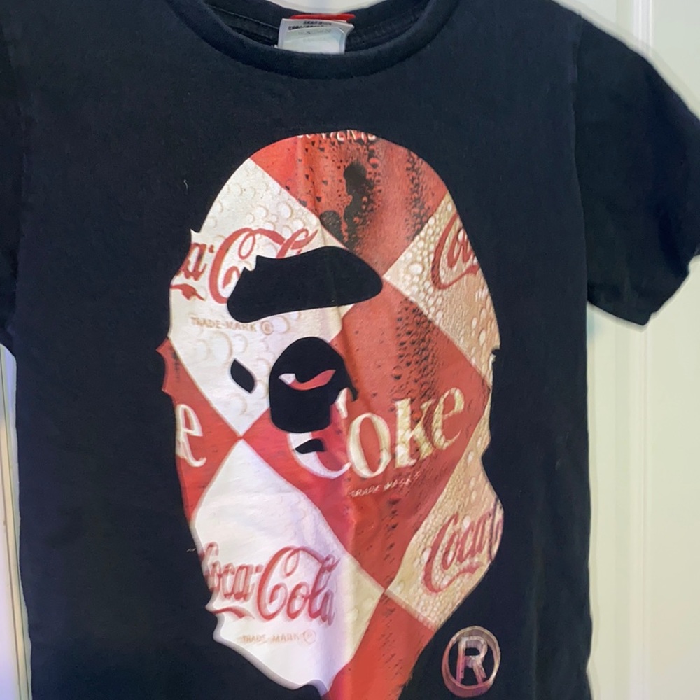 Coke x BAPE collab t-shirt